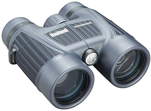 Bushnell - H2O - 10x42 - Black - Roof Prism - Water & Fog Proof - Twist Up Eyecups - Secure grip - Anti-slip Coating - Multi-Coated Lenses - Water Sports - 150142