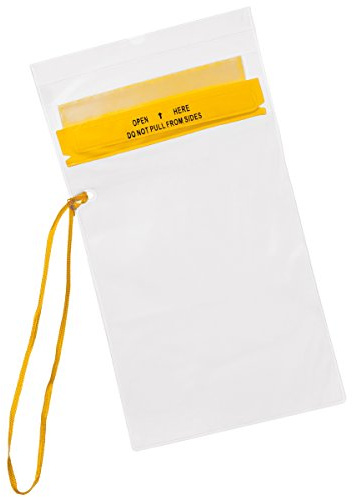 Fox Outdoor wasserdichte Dokumentenhülle, Transparent, Trageband (mittel)