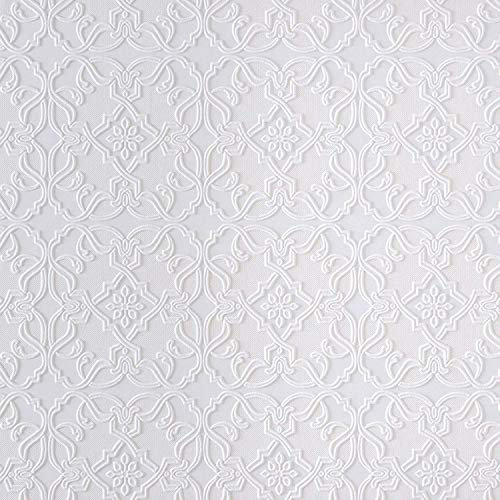 Brewster Anaglypta Maxwell RD0671 Luxury Vinyl, White