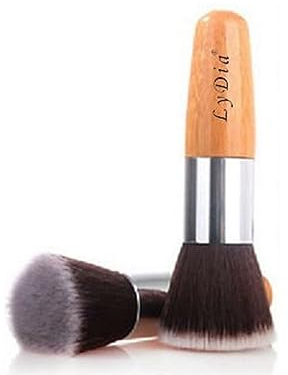 LyDia® UK STOCK Flat Top Buffer Wooden Liquid Foundation/Powder/Bronzer Makeup Brush