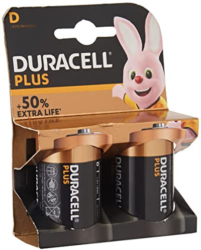 Duracell Batterien D, 2Er-Pack , 2 Ud