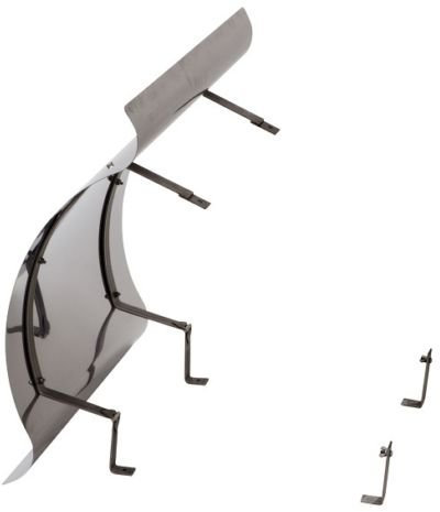 Kaminabdeckung Kaminhaube aus Edelstahl klappbar (400mm x 600mm)