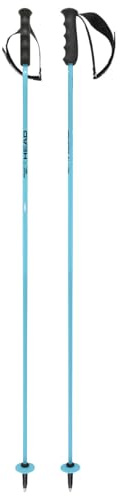 HEAD Worldcup Rebels Carbon Bâtons de Ski Unisexe, Speed Blue/Noir/Blanc, 105