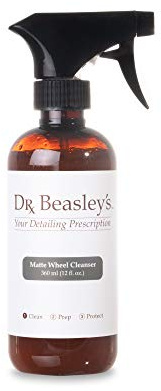Dr. Beasley's Matte Wheel Cleanser 12 fl oz - Restores Matte, Satin Powder Coated Finish to Original Look, Removes Brake Dust, Road Grime, No Fillers or Residue, Safe pH Balanced