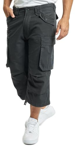 Brandit Industry Vintage 3/4 Shorts, Color: anthrazit, Size: L