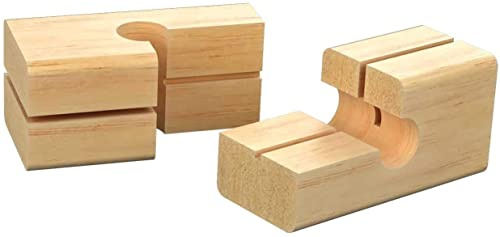 Bon Tool 11-735 Wood Line Blocks - Short (2-3/4 x 1-1/8), Made of Select Hardwood For Stacking bricks and blocks (Sold in Pairs)