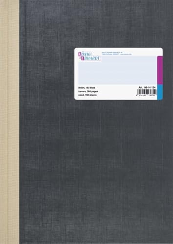 K+E Geschäftsbuch A4 liniert 192 Blatt grau