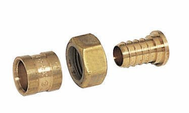 COMAP Raccord PER à glissement - Droit à écrou tournant - Diamètre ⌀20x1,9 mm - Femelle 3/4 (20x27) - Pexy pour Tubes PER - 4266