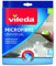 Vileda 139197 Panno Microfibre Plus, 100% Microfibra Ideale per Rimuovere Efficacemente Anche Lo Sporco più Ostinato Solo con Acqua, con Odor Stop
