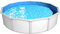 Steinbach Stahlwandpool Set Nuovo de Luxe II – 012151 – Ø 460 x 120 cm – Robuster Pool in Weiß für bis zu 17.900 l Wasserinhalt – Mit winterfester Blauer Innenfolie und zahlreichem Zubehör