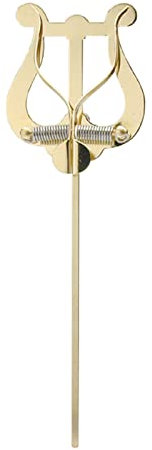 Arnold Stölzel Lyra medium 2 Drücker Messing, Antik, Antiqued Brass