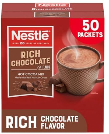 Hot Chocolate Mix, Rich Chocolate, .71 oz, 50/BX