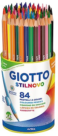 Giotto Stilnovo 516500 Set Matite Colorate 84 Assortiti