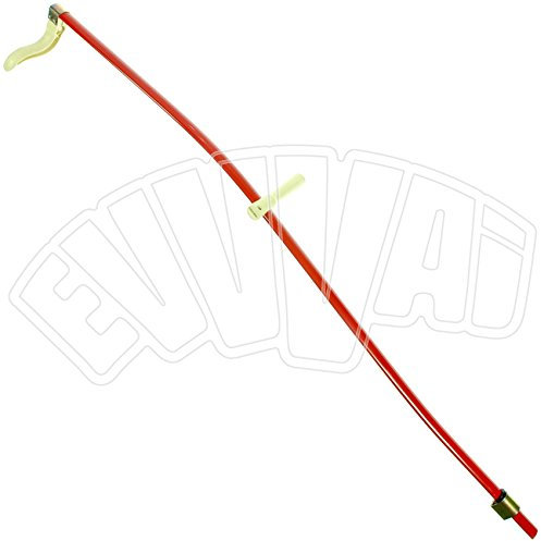 MANICO PER FALCE IN METALLO CON ANELLO SUPERIORE BRACCIO PROLUNGA FALCETTO