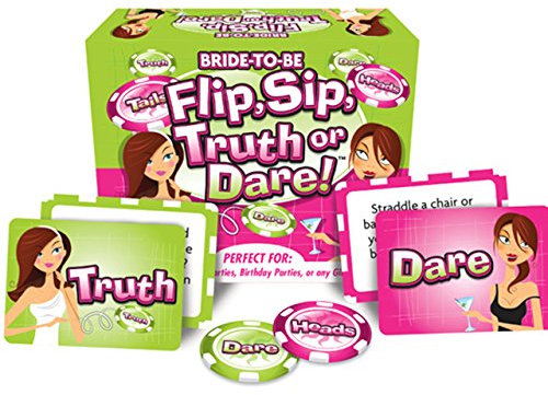Flip, Sip, Truth or Dare Game Bride To Be