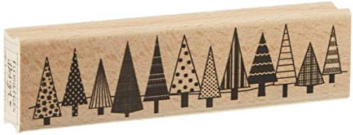 Florilèges Design ff310038 Stempel Scrapbooking Beeteinfassung Tannen beige 4 x 15 x 2,5 cm