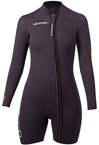 Henderson Woman Thermoprene Long Sleeve Shorty / Jacket (Front Zip) 3mm Scuba Wetsuit, Size: 14