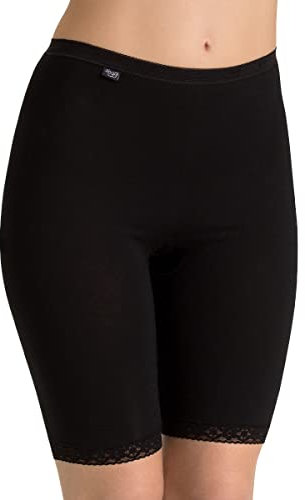 Sloggi Damen Basic+ Long Panty, Schwarz, 40 EU