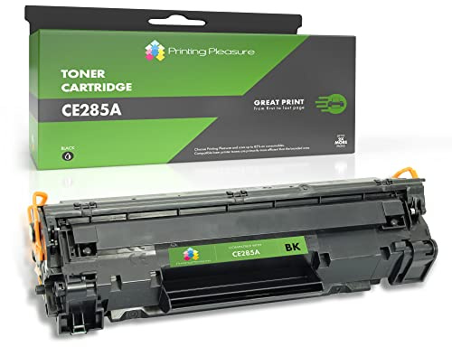 Printing Pleasure Toner kompatibel zu CE285A 85A für HP Laserjet Pro P1102 P1102W M1210 M1212 M1212NF M1213NF M1217NFW M1130 M1132 M1132MFP M1134 M1136 M1136MFP P1100 - Schwarz, hohe Kapazität