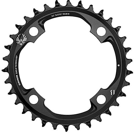 Sram Unisex X-sync ørn Kettenbl tter, Schwarz, 104mm EU