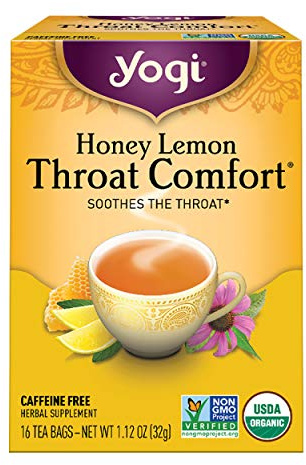 Yogi Tea, Honey Lemon Throat Comfort, 16 Count