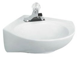 American Standard 0611.001.020 Cornice Wall-Hung Lavatory Sink, White