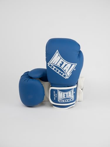 METAL BOXE Gants de Boxe ENTRAINEMENT Bleu 12 oz