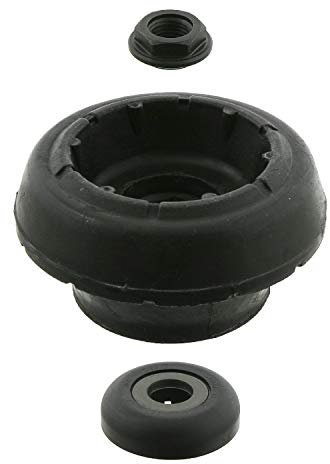 febi bilstein 14116 Federbeinstützlagersatz mit Anbaumaterial , 1 Stück, Schwarz