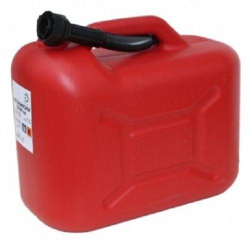 3 Stück Benzinkanister Kunststoff 20 Liter Rot mit UN-Zulassung