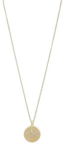 PILGRIM Jewelry Halskette mit Sternzeichen und Kristall (Vergoldet - Schütze Sternzeichen)