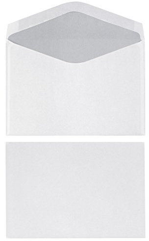 Herlitz Briefumschlag C6 Nassklebend, 50 Stück mit Innendruck in Folienpackung, eingeschweißt, weiß