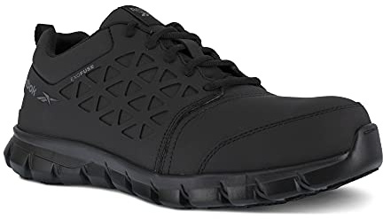 Reebok Work RB4051 Men's Sublite Cushion Athletic Work Composite Toe, Black, 12 Wide