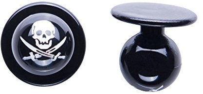 Kochknöpfe Kugelknöpfe Knöpfe à 12 Stück als Totenkopf