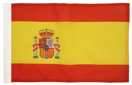 AZ FLAG Spain Flag 45x30 cm Spanish 100D Polyester Pole Sleeve