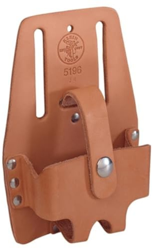 Klein Tools 5196 Tape Measure Holder, Leather, Large
