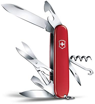Victorinox, Climber, coltellino tascabile (14 funzioni, lama grande, apribottiglie) 91 mm