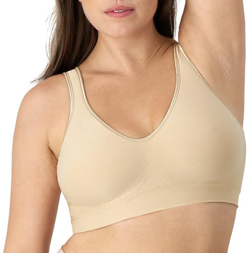 Bali Women's Sure Size Wire Free Bra, Nude, Large