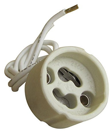 Tibelec, Attacco per lampadine LED e alogene GU10/GZ10, Bianco