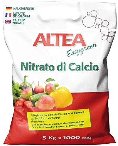 Altea - Nitrate de calcium - Engrais azoté en granulés pour potager et jardin - 5 kg