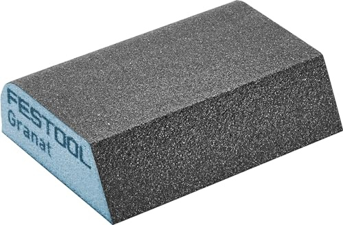 Festool 201084 120 Grit Contoured Abrasive Sanding Blocks 6-Piece, Multi-colour, 3.15 in*3.86 in*4.72 in