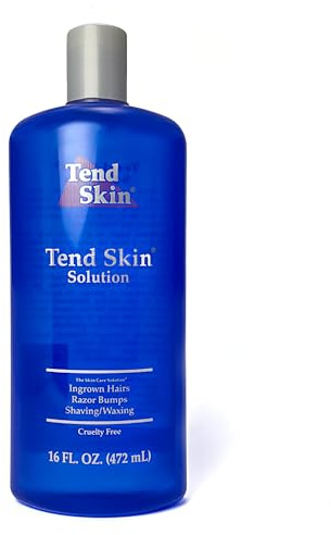 Tend Skin Solution for Unsightly Razor Bumps, Ingrown Hair and Razor Burns, Post Shaving and Waxing Toner for Men and Women, Made in USA, 16 Oz
