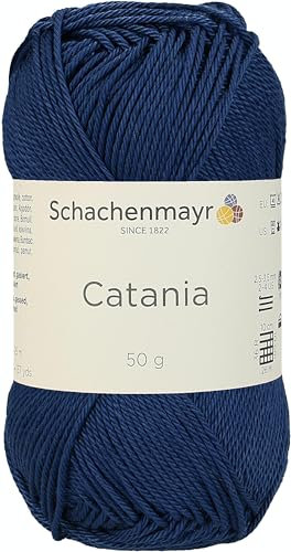 Schachenmayr Catania 9801210-00164 jeans Handstrickgarn, Häkelgarn, Baumwolle