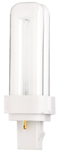 Satco S8320 4100K 13-Watt GX23-2 Base T4 Quad 2-Pin Tube for Magnetic Ballasts, Cool White