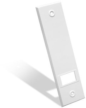 jarolift Kunststoff Abdeckplatte für Gurtwickler/Lochabstand: 160 mm/Farbe: weiß