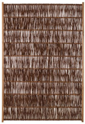 WEIDENPROFI Sichtschutz, Weidenzaun Modell SOLID, Flechtzaun aus Weide, Größe (BxH): 120 x 180 cm