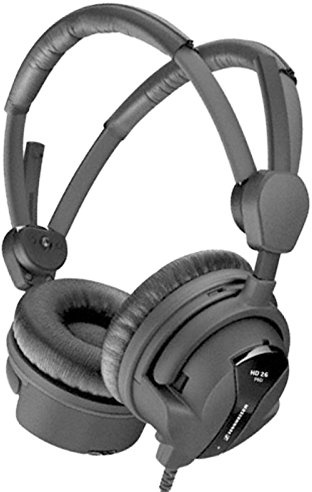Sennheiser HD 26 PRO Noir Supraaural Bandeau casque - Casques (Supra-aural, Bandeau, Avec fil, 20 - 18000 Hz, 1,8 m, Noir)