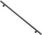 DOLLE Aluminium Handlauf Anthrazit Set 150cm inkl. Wandhalter, Dübel und Schrauben (kürz- und verlängerbar)