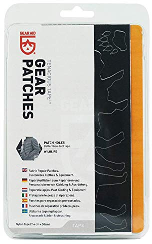 McNett Tenacious Tape-Tattoos - Wildlife, schwarz, 7,6 x 50 cm