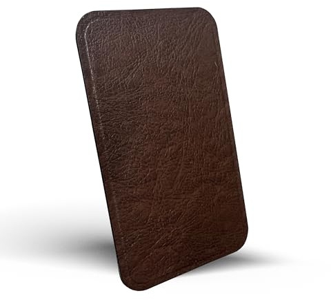 MastaPlasta Premium Easy All-in-One Leather Repair Kit. Leather Patches for Sofas Self Adhesive - Mid-Brown 10cm x 6cm (4in x 2.4in). Upholstery Leather Repair Patch for Car Seats, Chairs, DIY, Craft