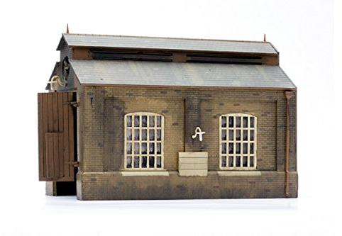 Dapol Model Railway Engine Shed Plastic Kit - OO Gauge 1/76